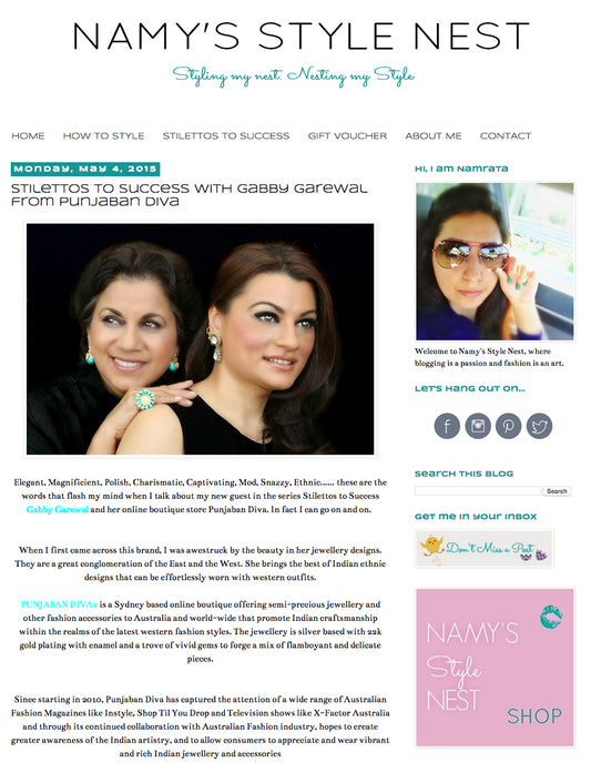 STILETTOS TO SUCCESS WITH GABBY GAREWAL FROM PUNJABAN DIVA