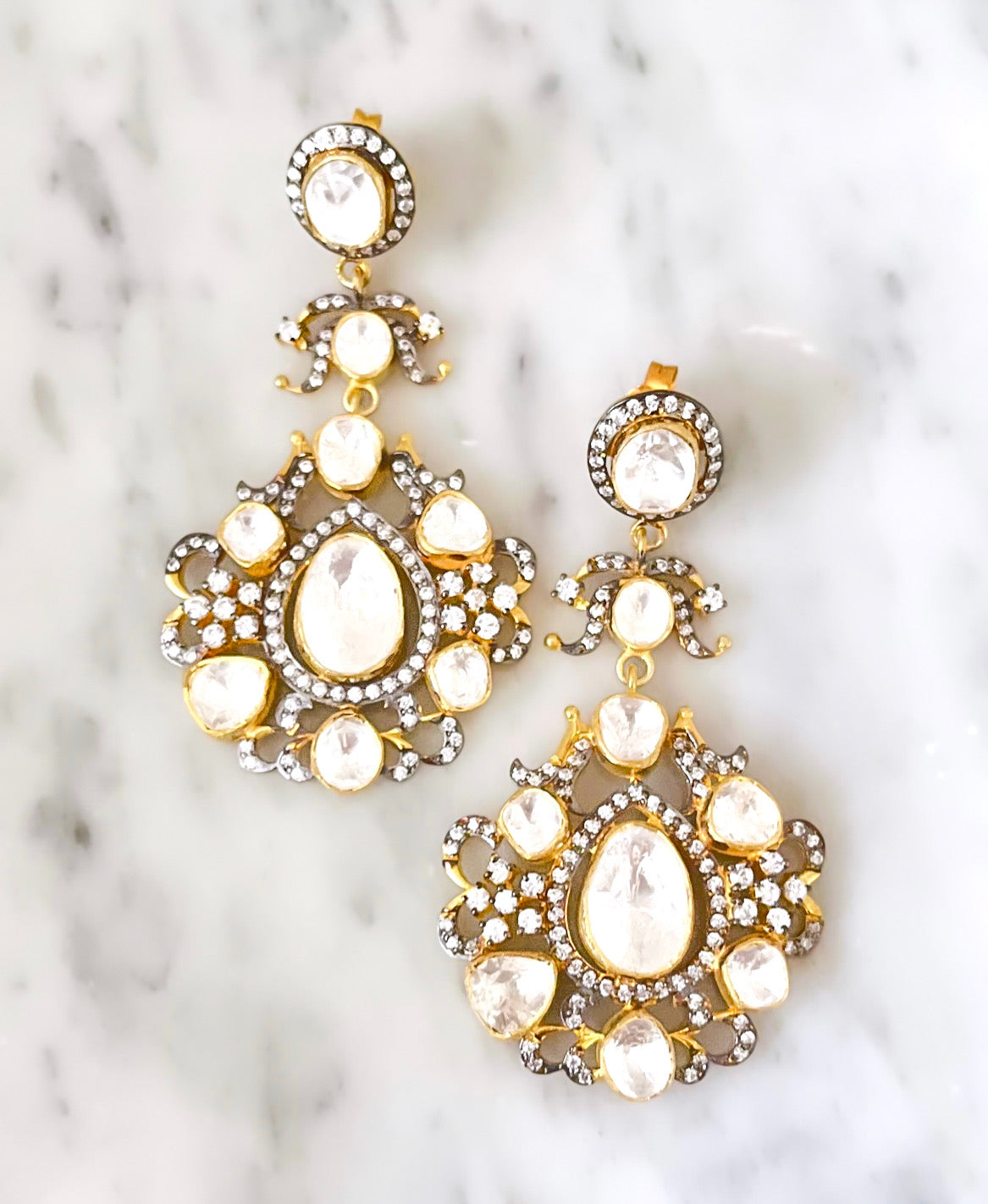 “Theresa” Zircon Earrings