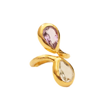 Load image into Gallery viewer, &quot;Miriam Leaves&quot; Cocktail Ring