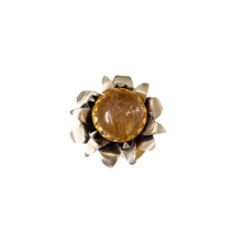 Load image into Gallery viewer, &quot;Lotus&quot; Cocktail Ring - Rutilated Quartz