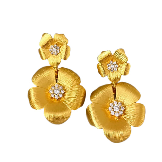 "Erika" Flower Earrings