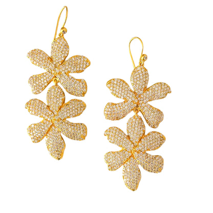 "Anastasia" Flower Earrings