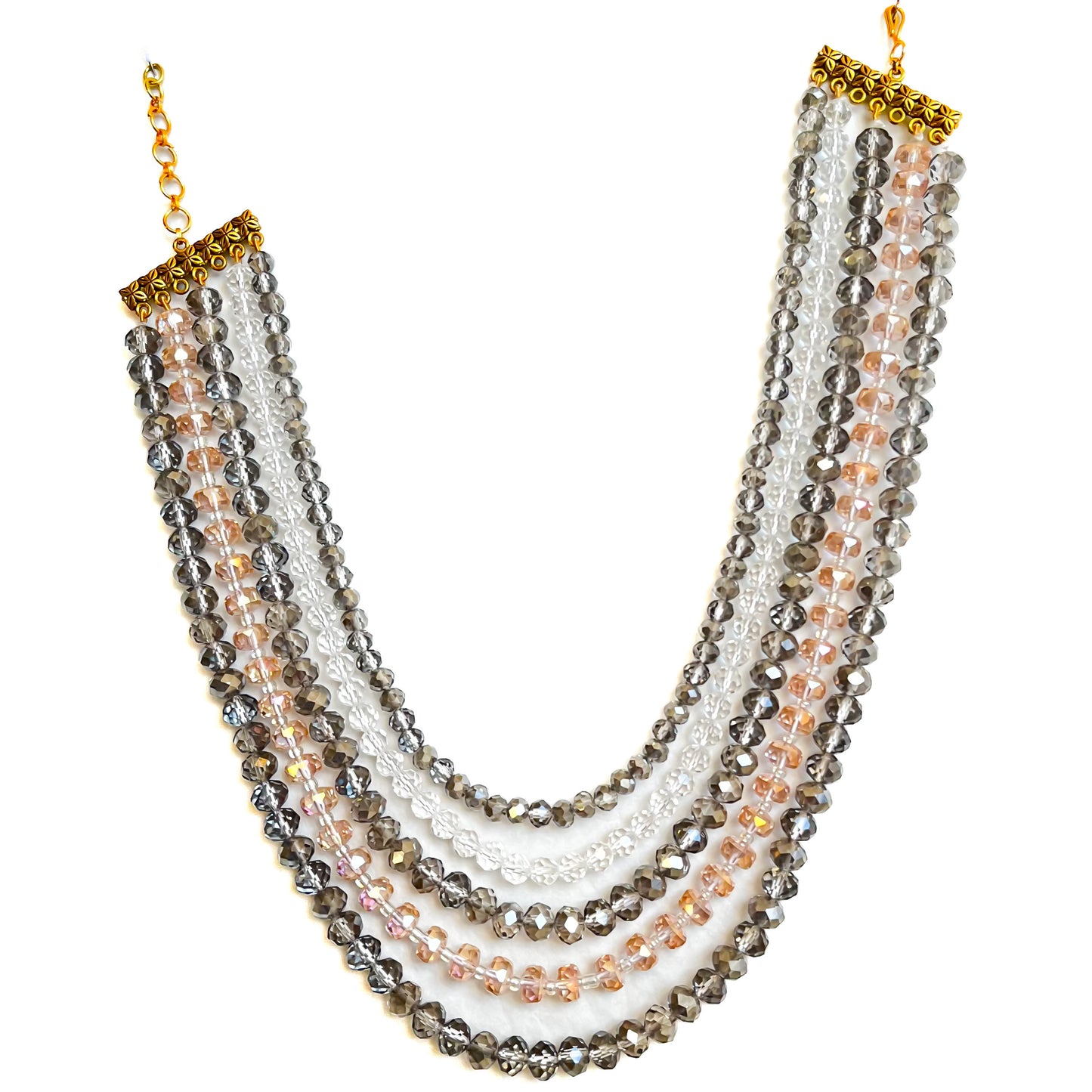 "Fran" Crystal Beads Necklace