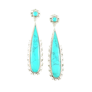 Rebecca - Turquoise Earrings