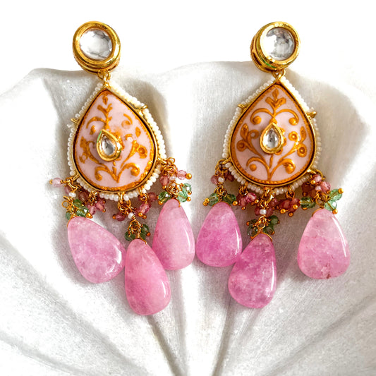 “English Rose” Earrings