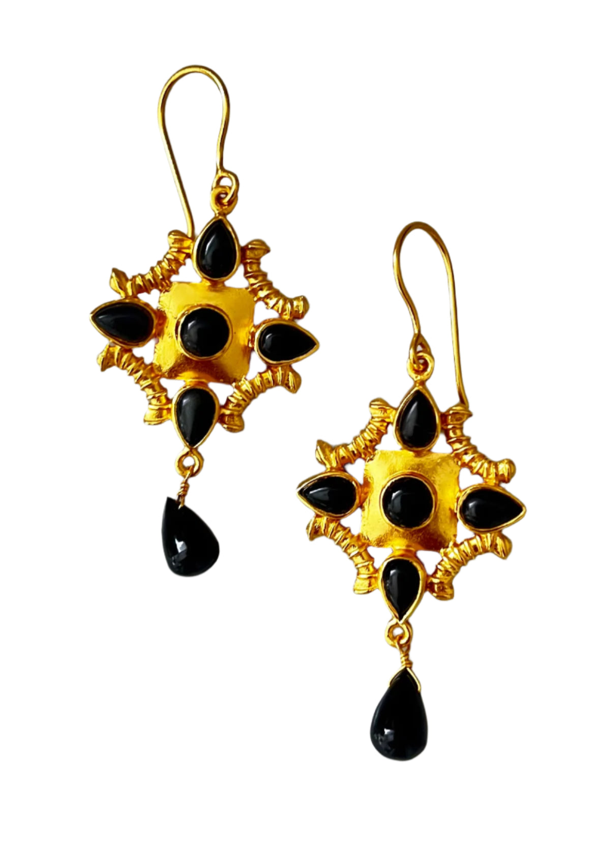 "Diana" Black Onyx Earrings