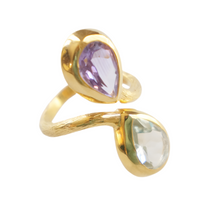 Load image into Gallery viewer, &quot;Miriam Leaves&quot; Cocktail Ring