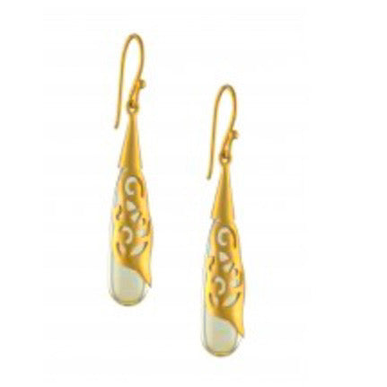 Olivia Earrings - Lemon Quartz