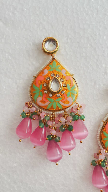 “Kashmiri Rose” Earrings