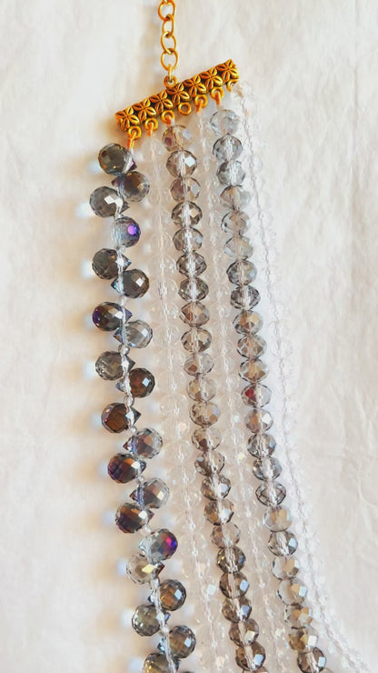 "Lissie" Crystal Beads Necklace