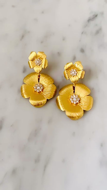 "Erika" Flower Earrings