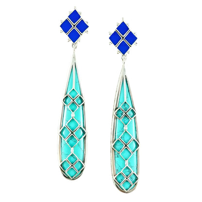 Athena - Turquoise Earrings