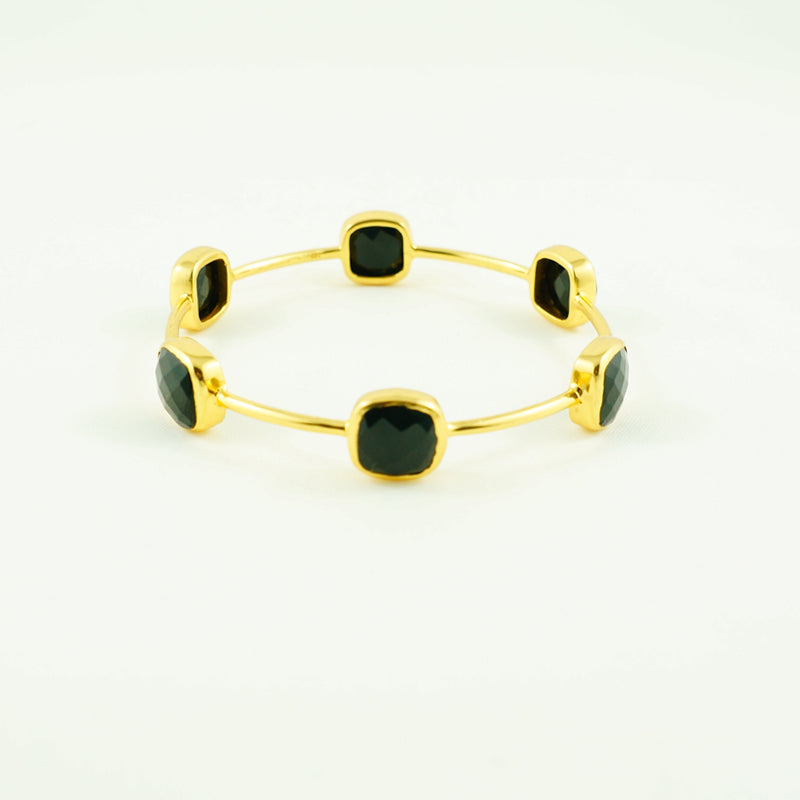 Black Onyx Gem Bangle