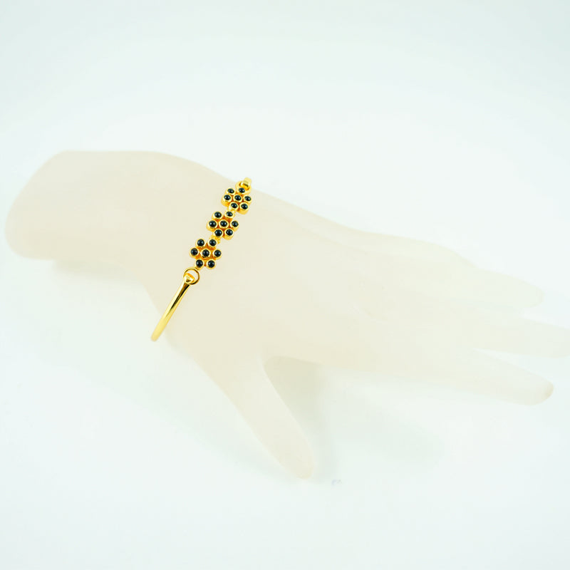 "Chantel" Blank Onyx Bangle