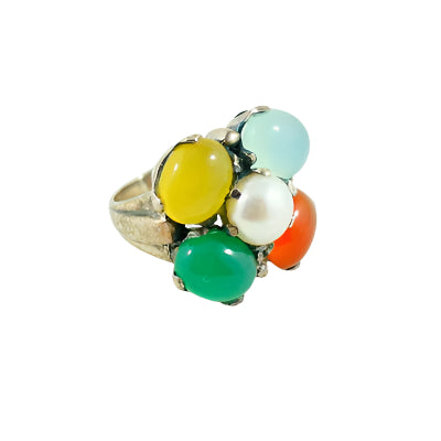 Meenal Ring - Multi Stone