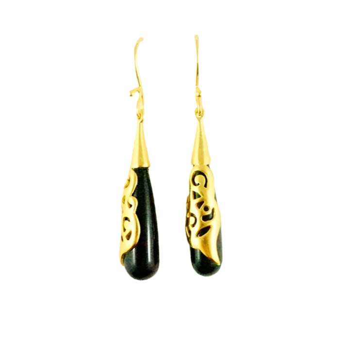 Olivia Earrings - Black Onyx