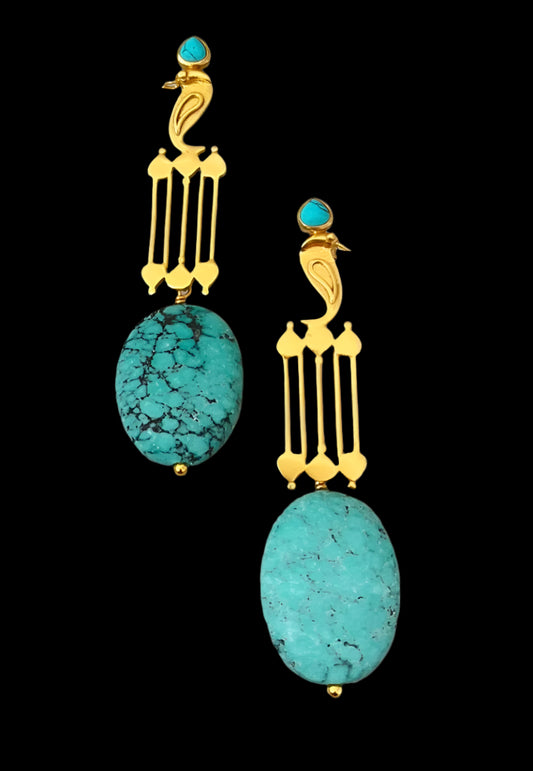 Kayte - Turquoise Earrings