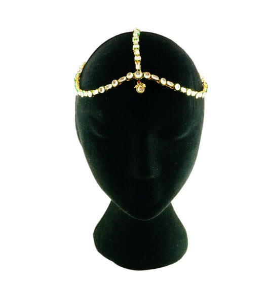 "Suhana" Kundan Headpiece (Maang Tikka)